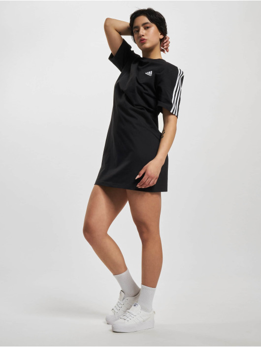 adidas Originals Šaty 3 Stripes čern