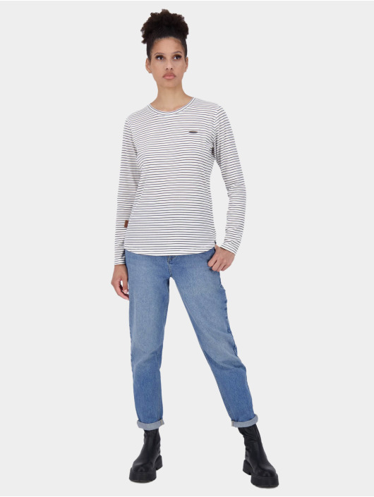 Alife & Kickin Camiseta de manga larga Leaak Z blanco
