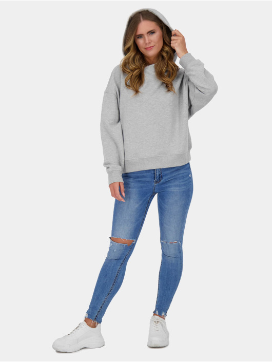 Alife & Kickin Hoodies Jerra A grå