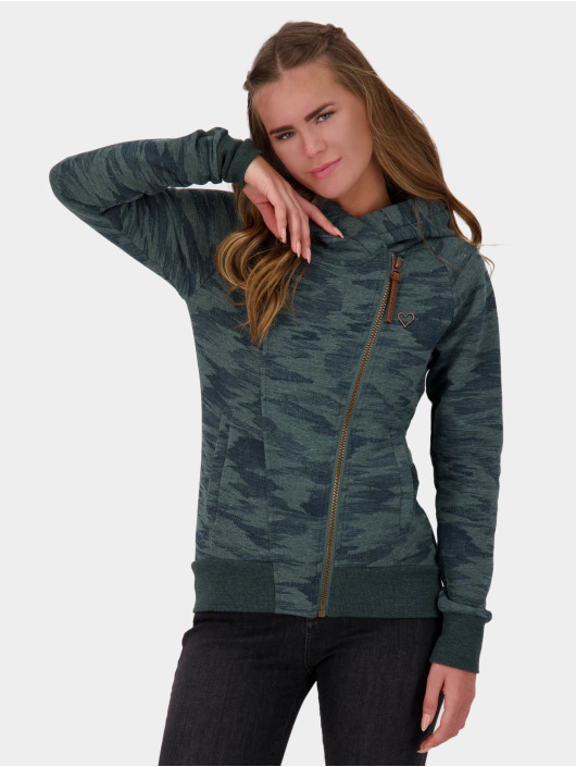 Alife & Kickin Sweatvest Snakecharmerak B groen