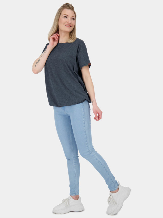 Alife & Kickin T-shirts Claudi A blå