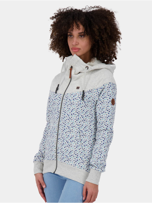 Alife & Kickin Vetoketjuhupparit Palinaak harmaa