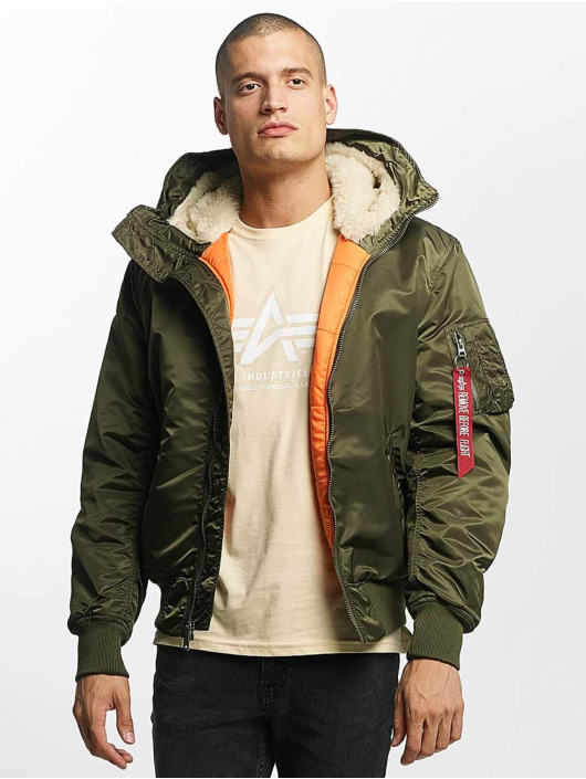 Alpha Industries Bomber MA-1 Hooded vert