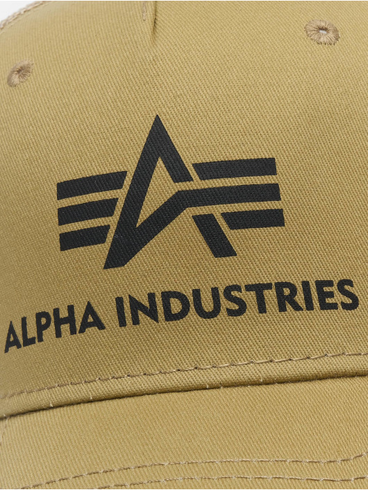 Alpha Industries Casquette Trucker mesh Basic beige