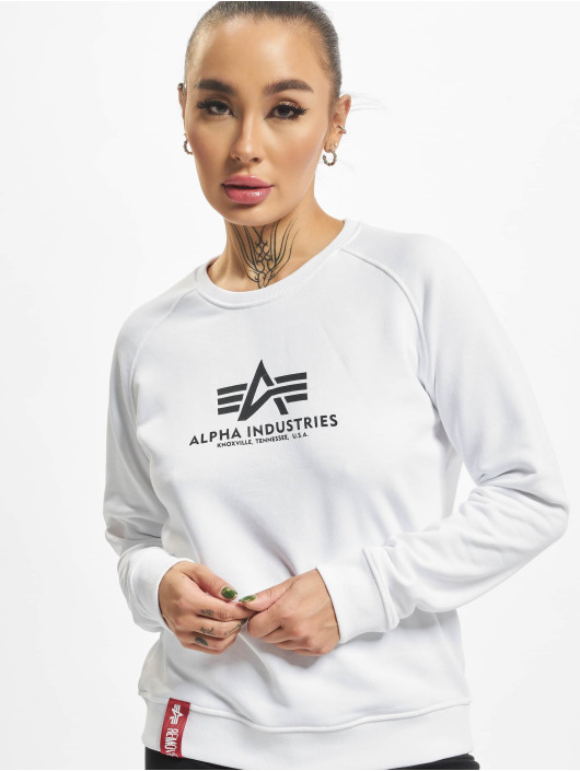 Alpha Industries Pullover New Basic white