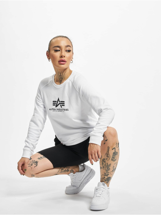 Alpha Industries Pullover New Basic white