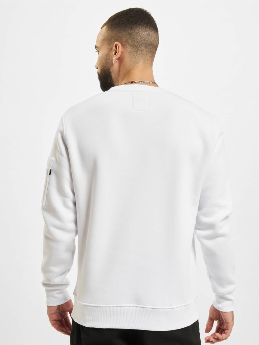Alpha Industries Pullover Alpha Label white