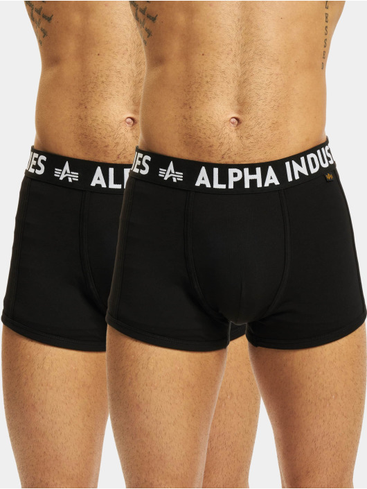 Alpha Industries Ropa interior AI Tape Contrast 2 Pack negro