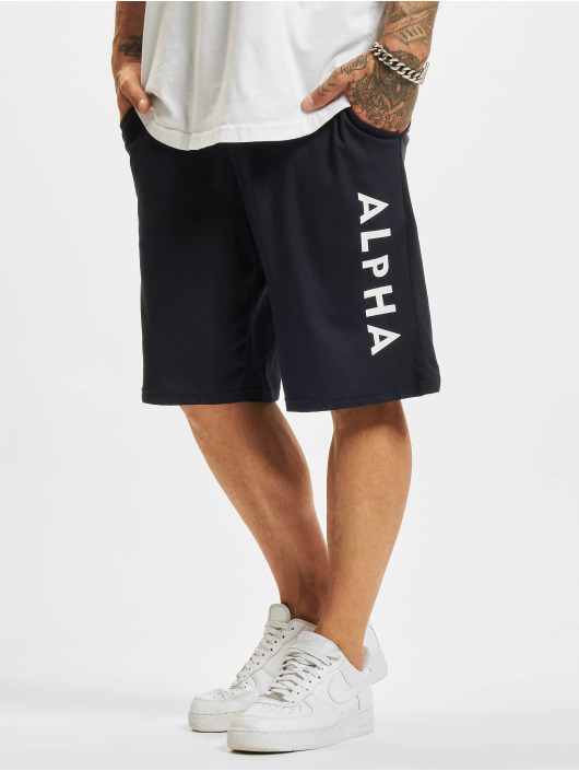 Alpha Industries shorts Jersey blauw