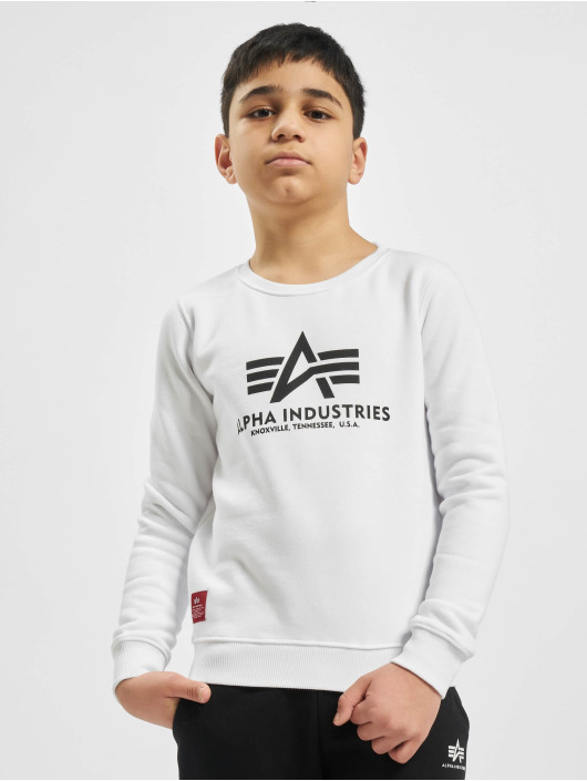 Alpha Industries Sweat & Pull Basic Sweater blanc