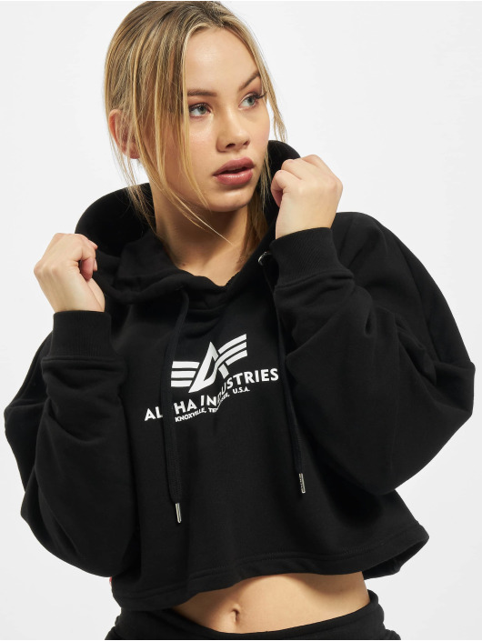 Alpha Industries Sweat capuche Basic noir