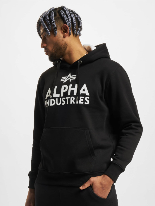 Alpha Industries Sweat capuche Foam noir