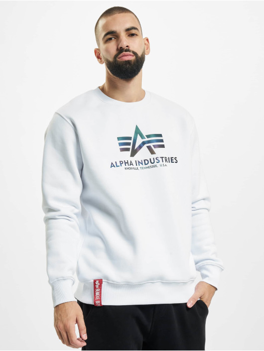 Alpha Industries Swetry Basic Rainbow Reflective Print bialy