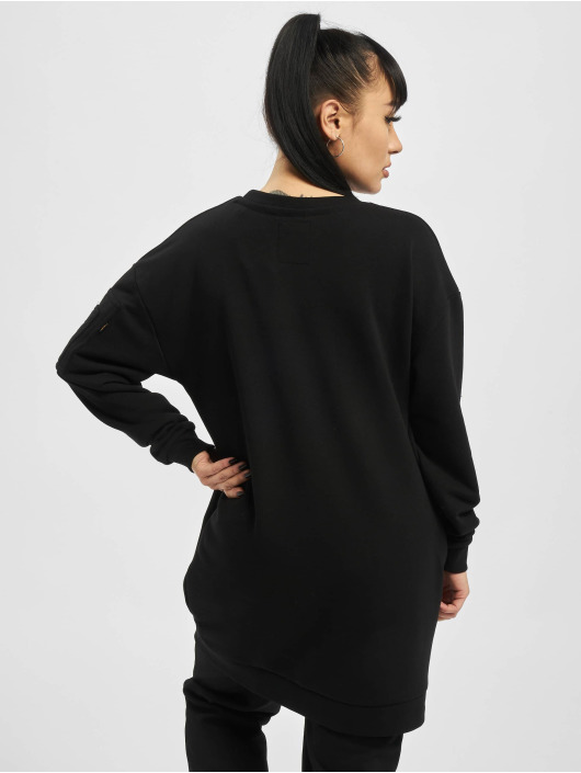Alpha Industries Swetry Basic Long czarny