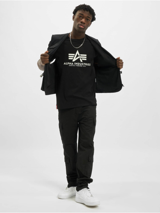 Alpha Industries T-Shirt Basic Kryptonite black