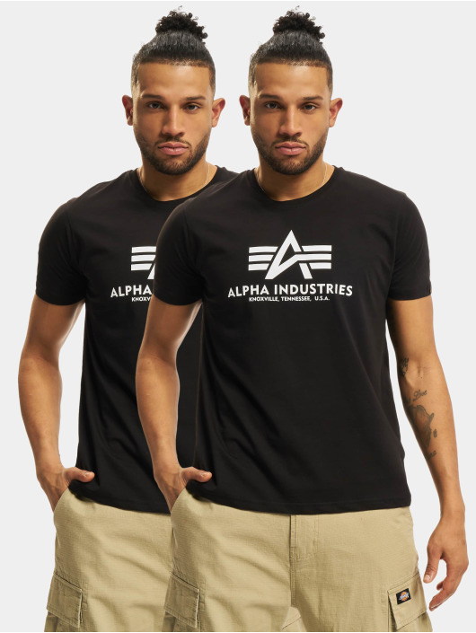 Alpha Industries T-Shirt Basic 2 Pack black