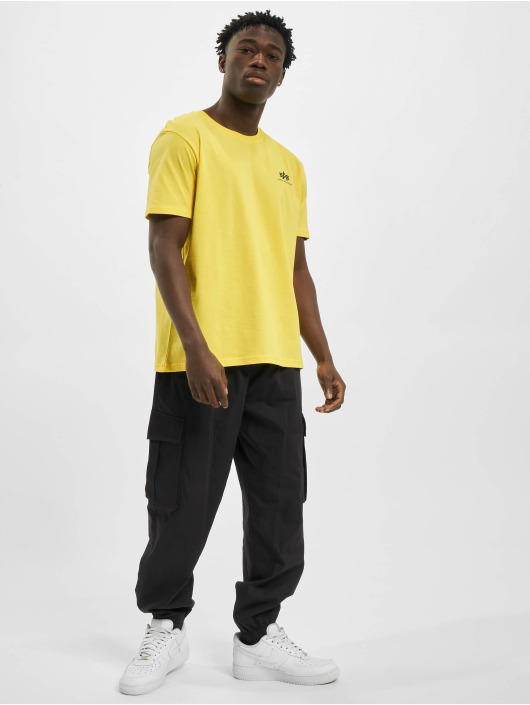 Alpha Industries T-Shirt Basic Small Logo jaune