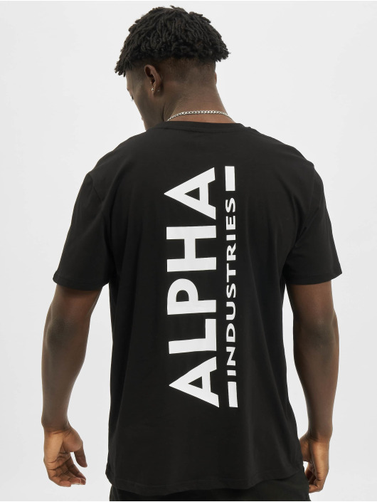 Alpha Industries T-Shirt Backprint noir