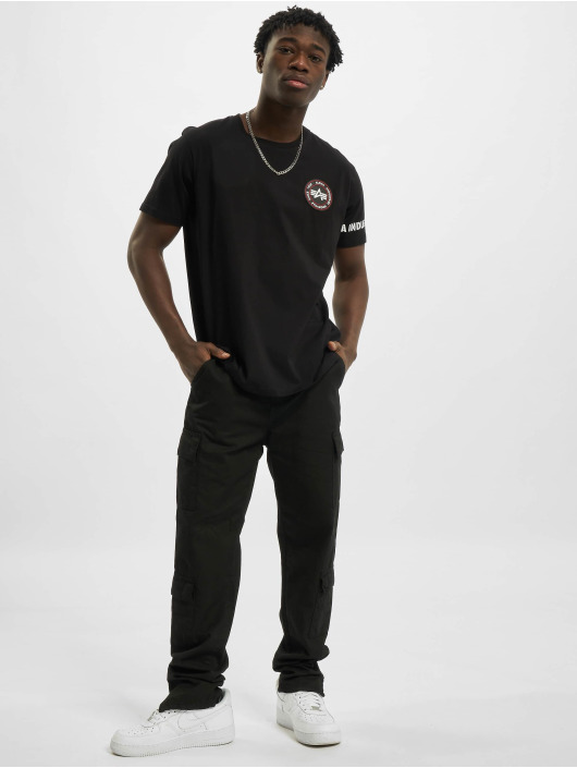 Alpha Industries T-Shirt RBF Back Stripe noir