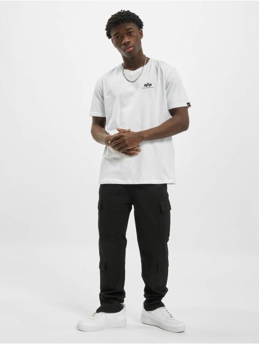 Alpha Industries T-Shirt Backprint white