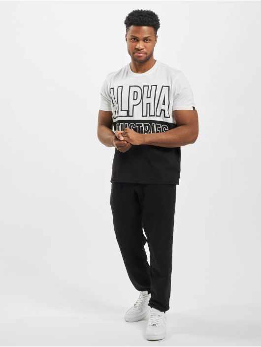 Alpha Industries T-Shirty Block bialy