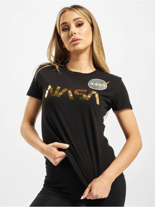 Alpha Industries T-skjorter Nasa PM T svart