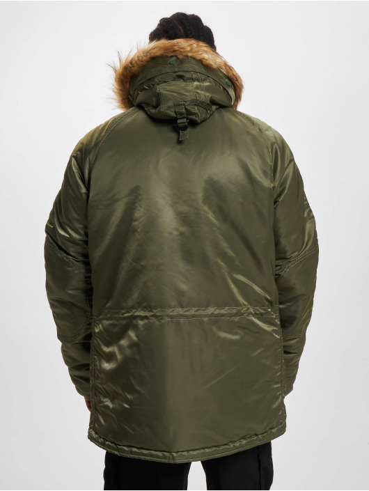 Alpha Industries Talvitakit N3B VF 59 vihreä