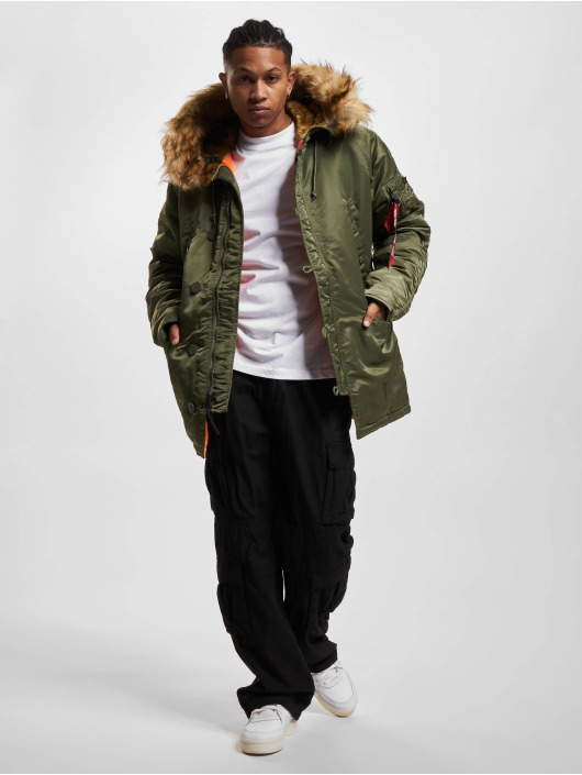 Alpha Industries Talvitakit N3B VF 59 vihreä