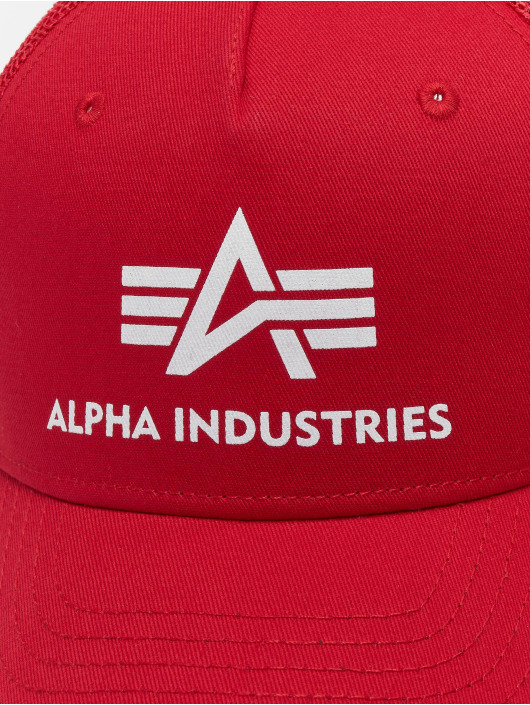Alpha Industries Trucker Cap Basic rot