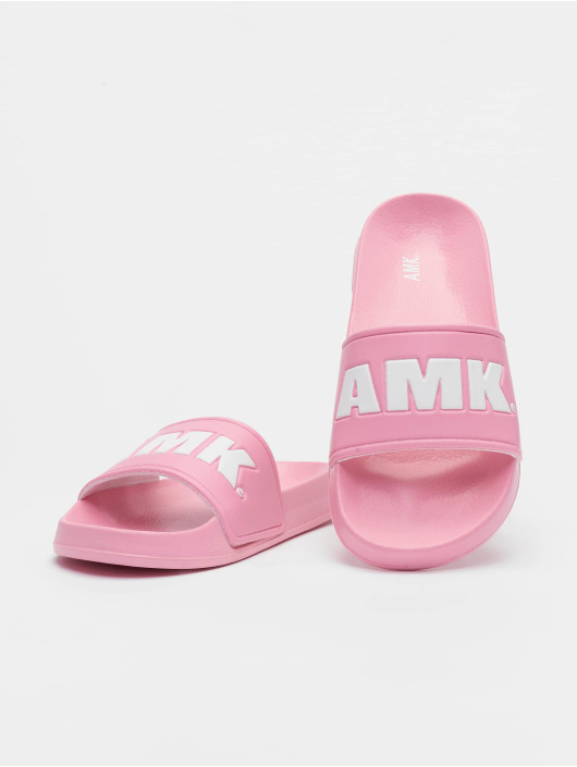 AMK Badesko/sandaler Logo rosa