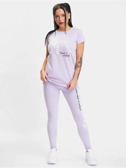 Amstaff T-shirts Woman Logo lilla