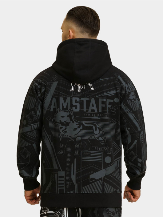 Amstaff Zip Hoodie Rovul black