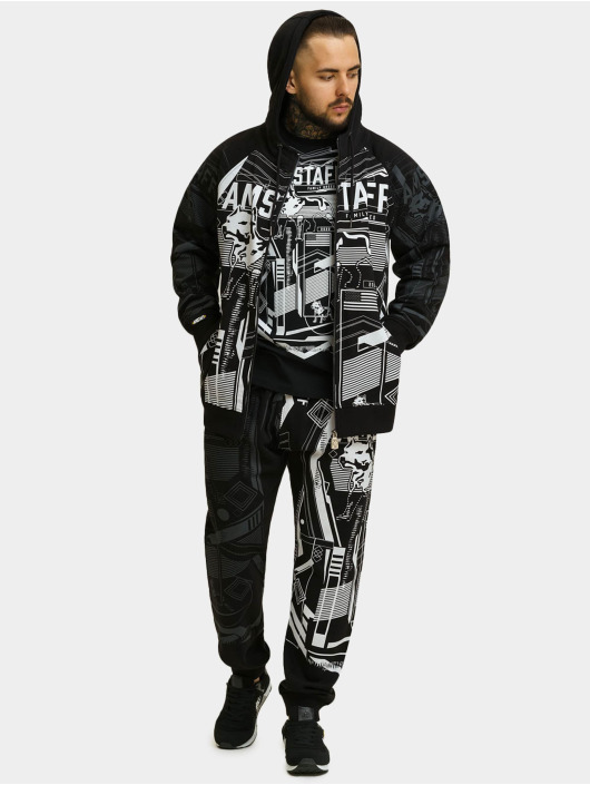 Amstaff Zip Hoodie Rovul svart