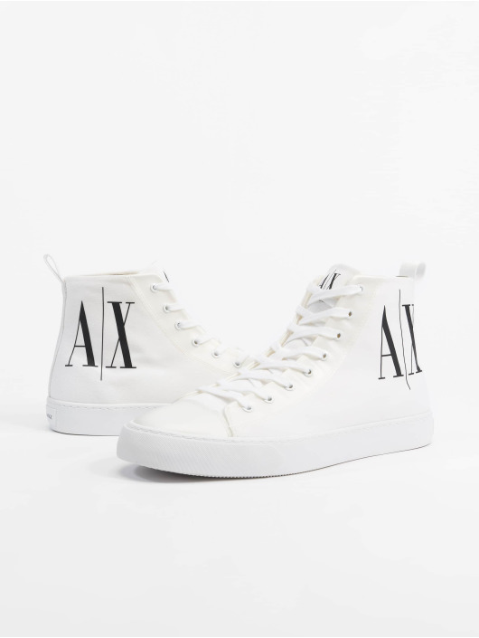 Armani Baskets Exhange AX blanc