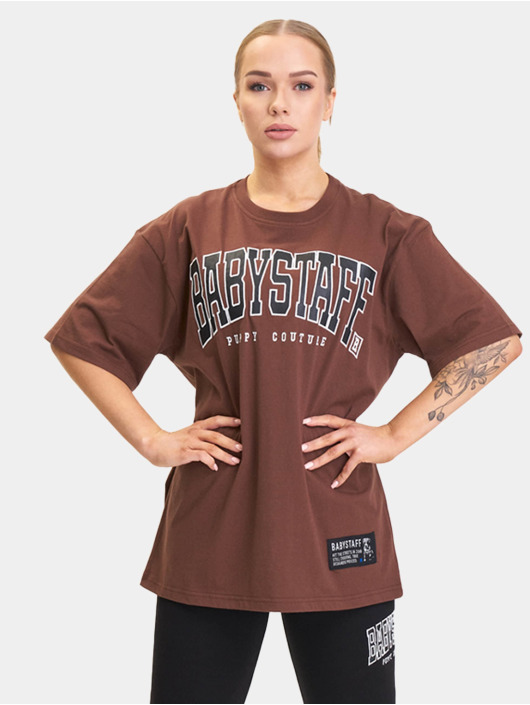 Babystaff Camiseta College Oversized marrón