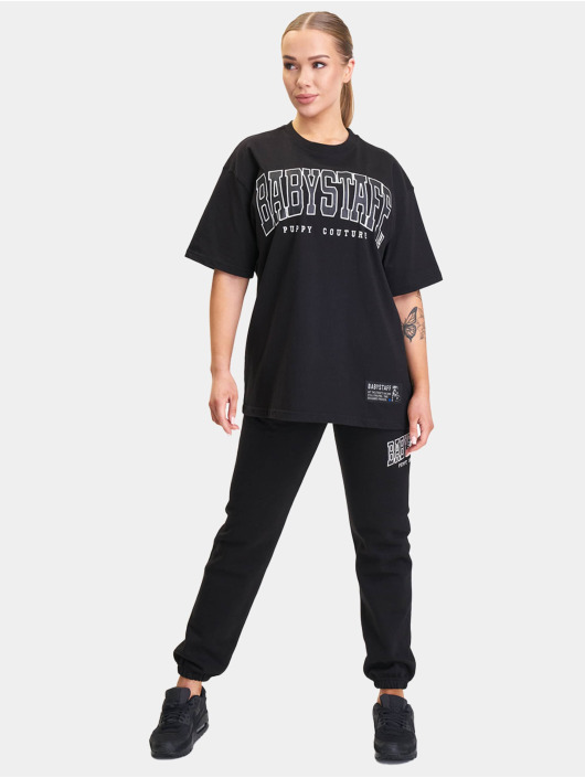Babystaff Camiseta College Oversized negro