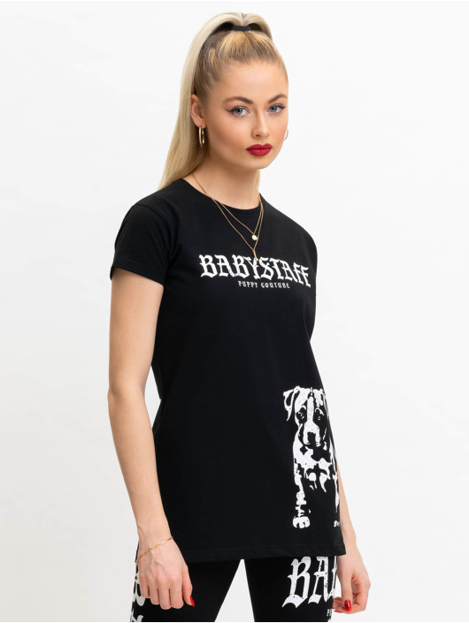 Babystaff Damen T-Shirt Sharis in schwarz