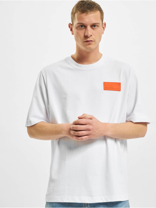 BALR T-Shirty LOAB Stadium Loose Fit bialy