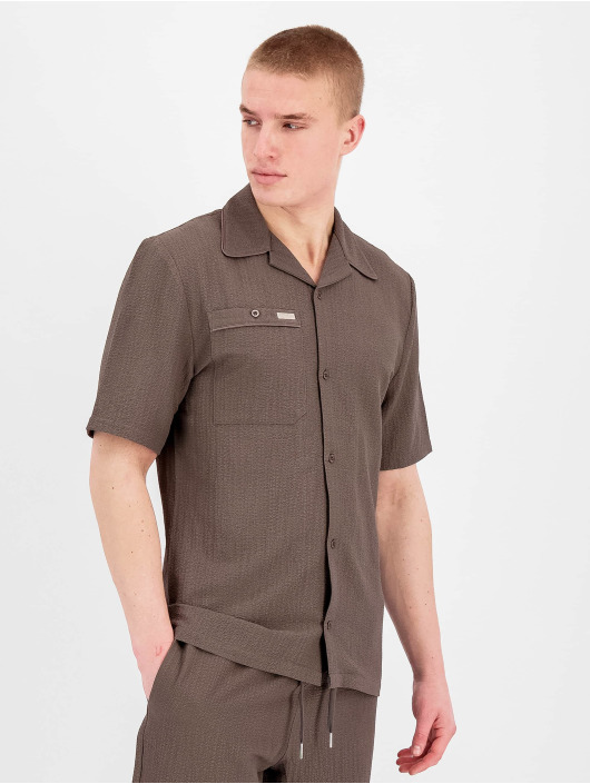 Black Bananas Camicia Monte Carlo marrone