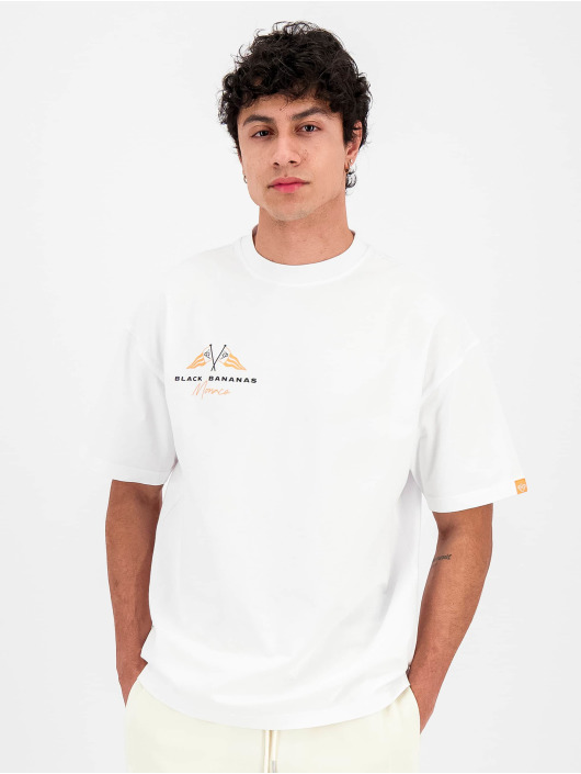 Black Bananas Camiseta Marina blanco