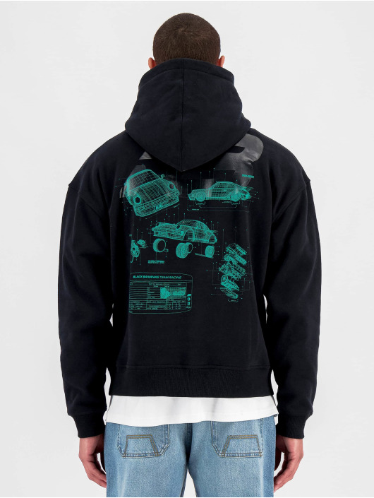 Black Bananas Hoodies Mechanical čern