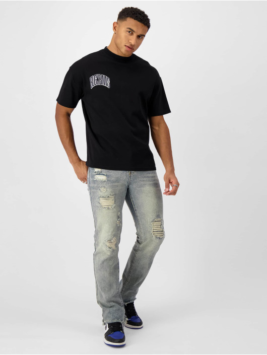 Black Bananas t-shirt Embroidered Arch zwart