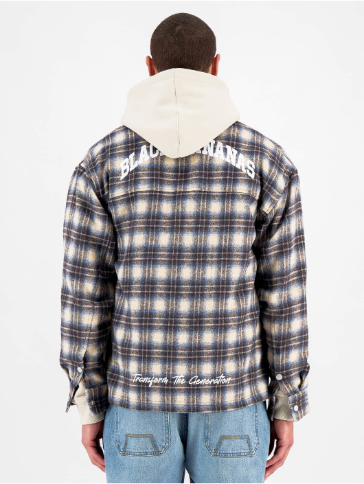 Black Bananas Zomerjas Delta Flannel beige