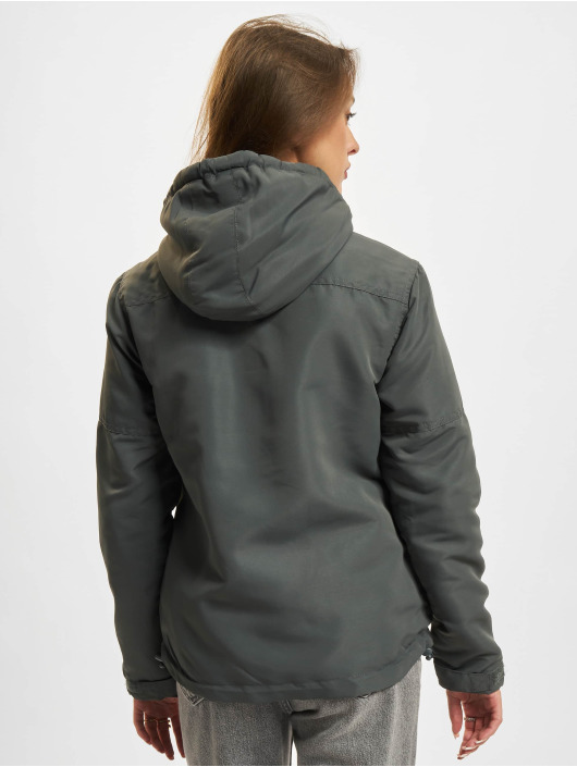 Brandit Bundy na přechodné roční období Ladies Windbreaker Frontzip Transition Jacket šedá