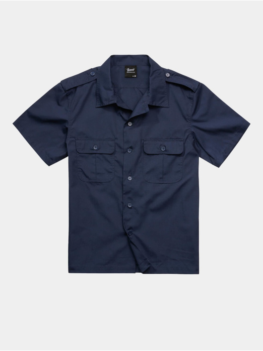 Brandit Camisa US Ripstop Shortsleeve azul