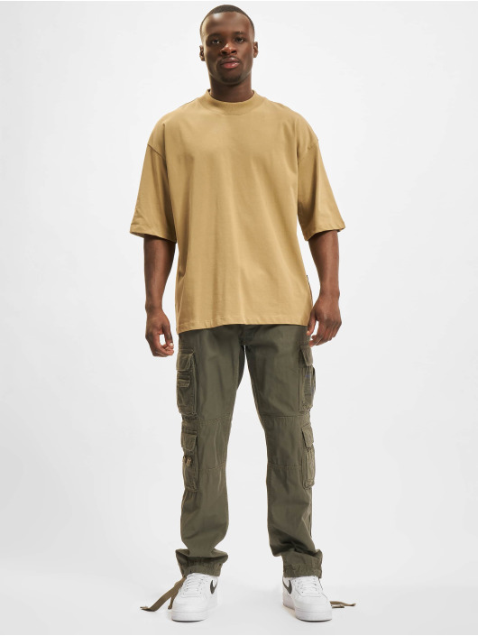 Brandit Cargobroek Pure Slim Fit olijfgroen