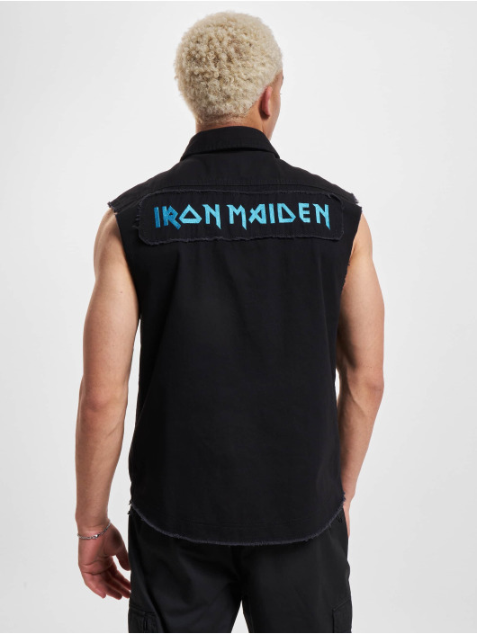 Brandit Chemise Iron Maiden Vintage Sleeveless FOTD noir