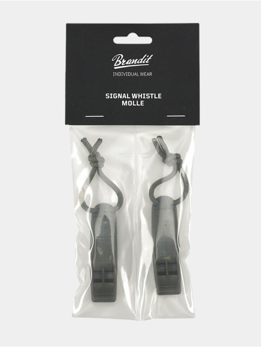 Brandit Diverse Signal Whistle Molle 2-Pack oliven