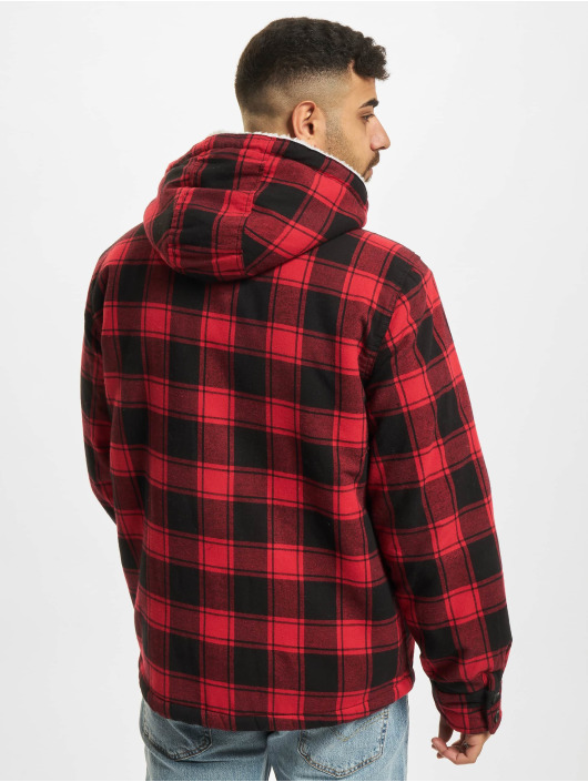 Brandit Giacca Mezza Stagione Lumber Hooded rosso