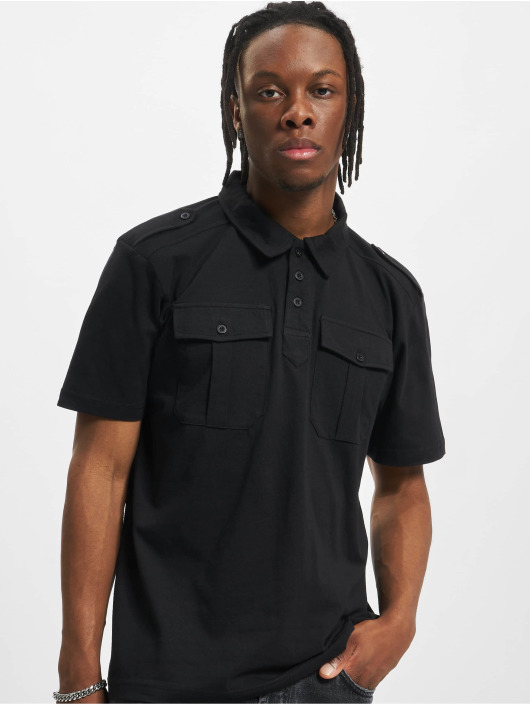 Brandit Poloshirts Jersey Jon Halfsleeve Polo sort